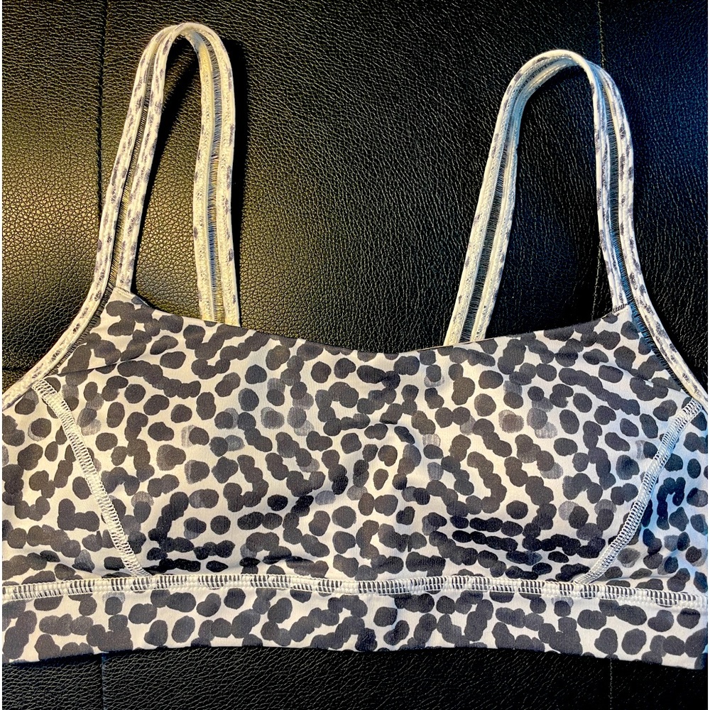 NWOT Lululemon Cheetah print sports bra